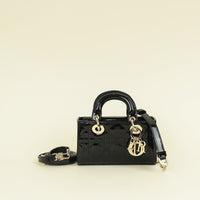 Christian Dior Black Lady D-joy Micro Bag