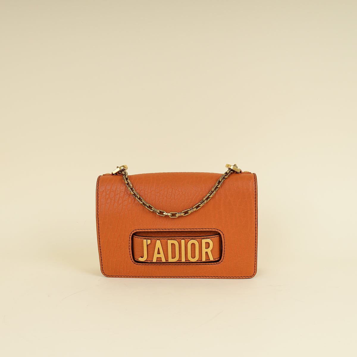 Christian Dior Orange J'adior Medium Flap Chain Bag-Christian Dior-THE CLOSET