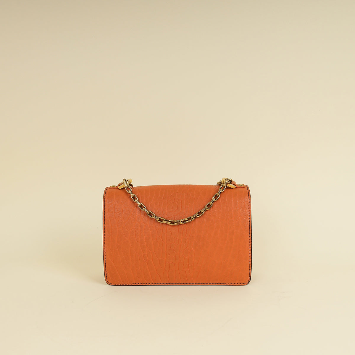 Christian Dior Orange J'adior Medium Flap Chain Bag-Christian Dior-THE CLOSET
