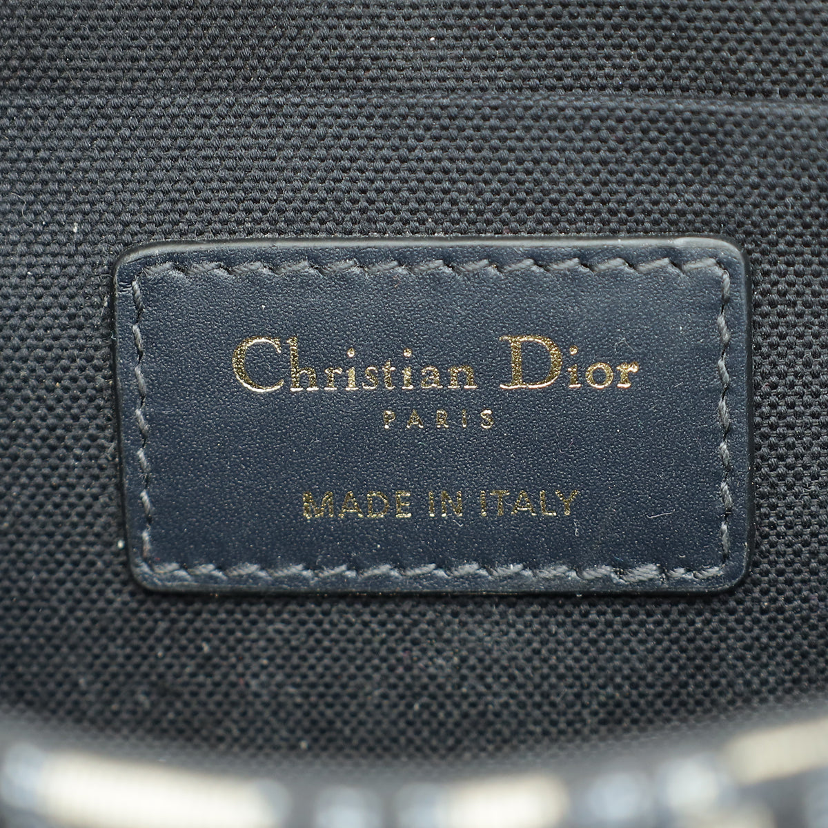 Christian Dior Navy Blue Oblique 30 Montaigne Box Bag