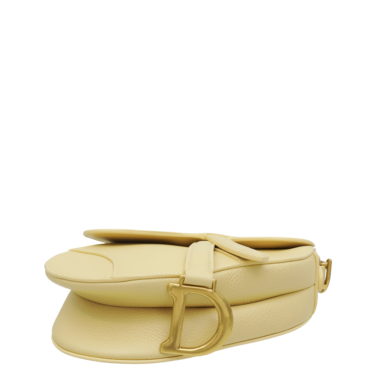 Christian Dior Yellow Mini Saddle Bag w/Strap