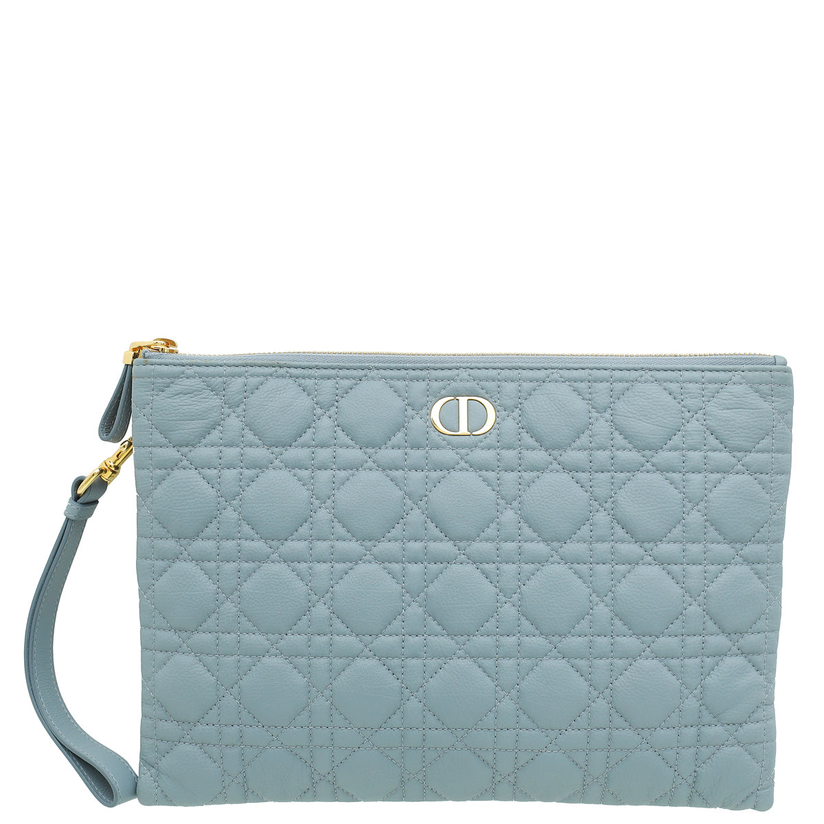 Christian Dior Cloud Blue Caro Daily Large Pouch-Christian Dior-THE CLOSET