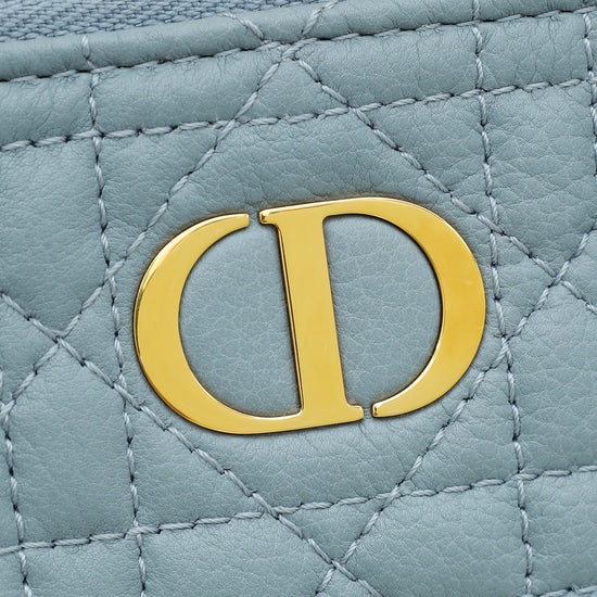 Christian Dior Cloud Blue Caro Daily Large Pouch