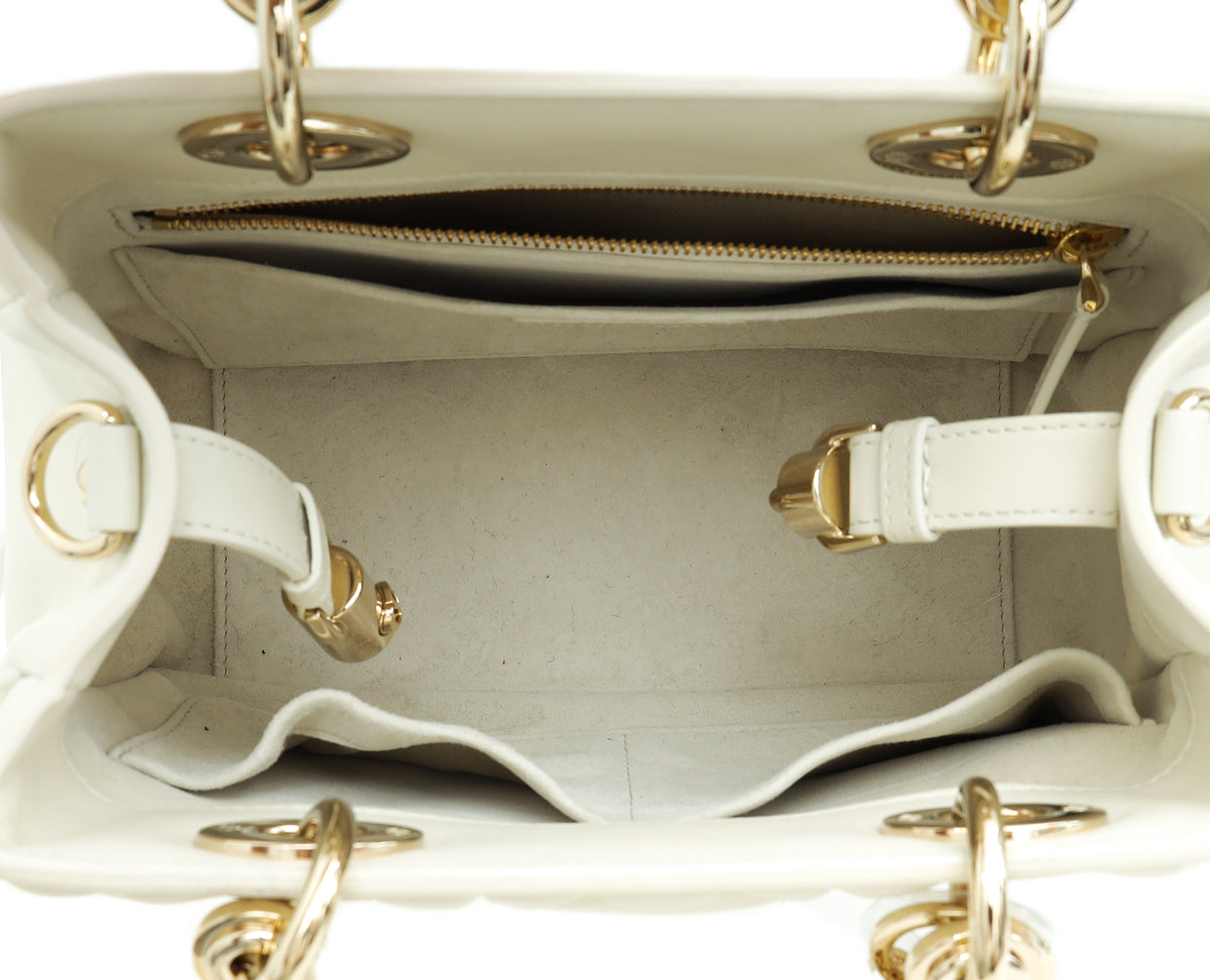 Christian Dior White The Lady 95.22 Bag – THE CLOSET