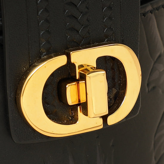 Christian Dior Black Top Handle Clutch-Christian Dior-THE CLOSET