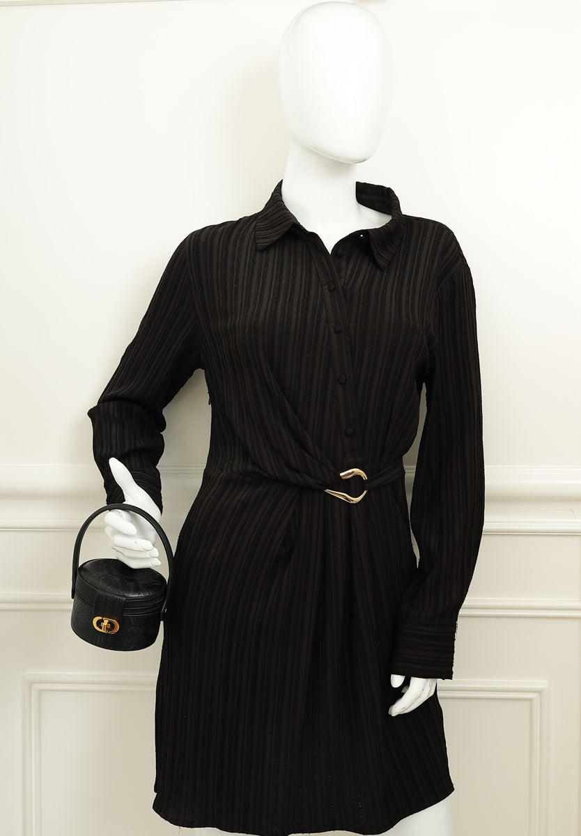 Christian Dior Black Top Handle Clutch-Christian Dior-THE CLOSET