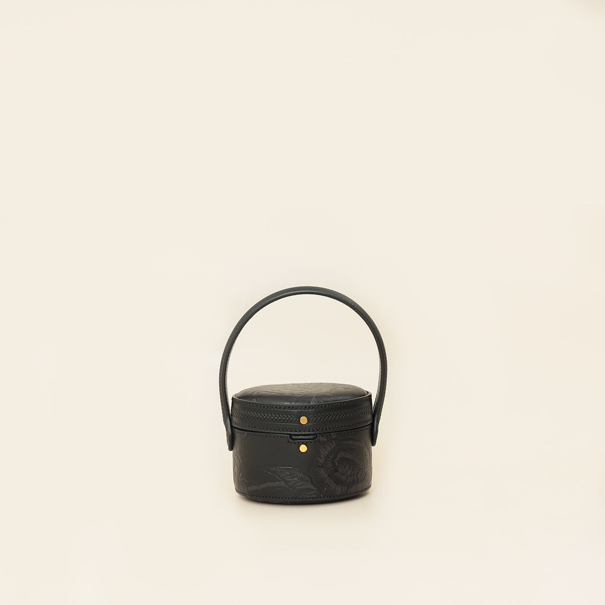 Christian Dior Black Top Handle Clutch-Christian Dior-THE CLOSET