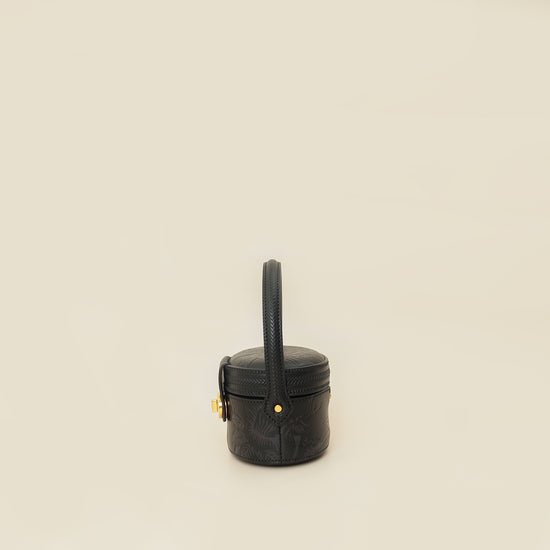 Christian Dior Black Top Handle Clutch-Christian Dior-THE CLOSET