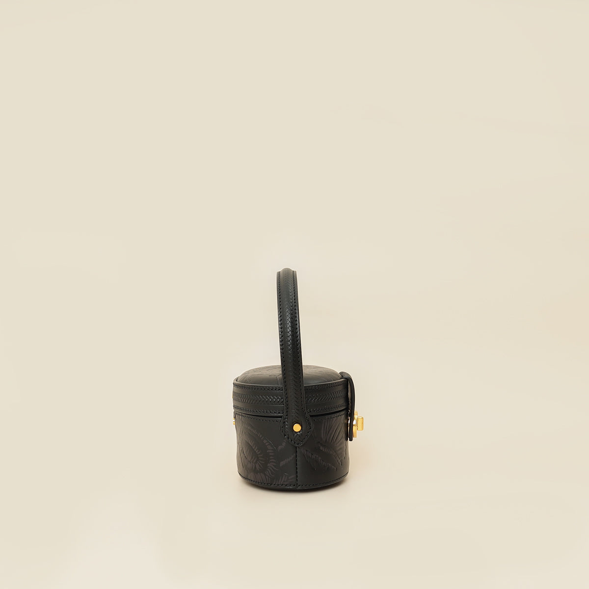 Christian Dior Black Top Handle Clutch-Christian Dior-THE CLOSET