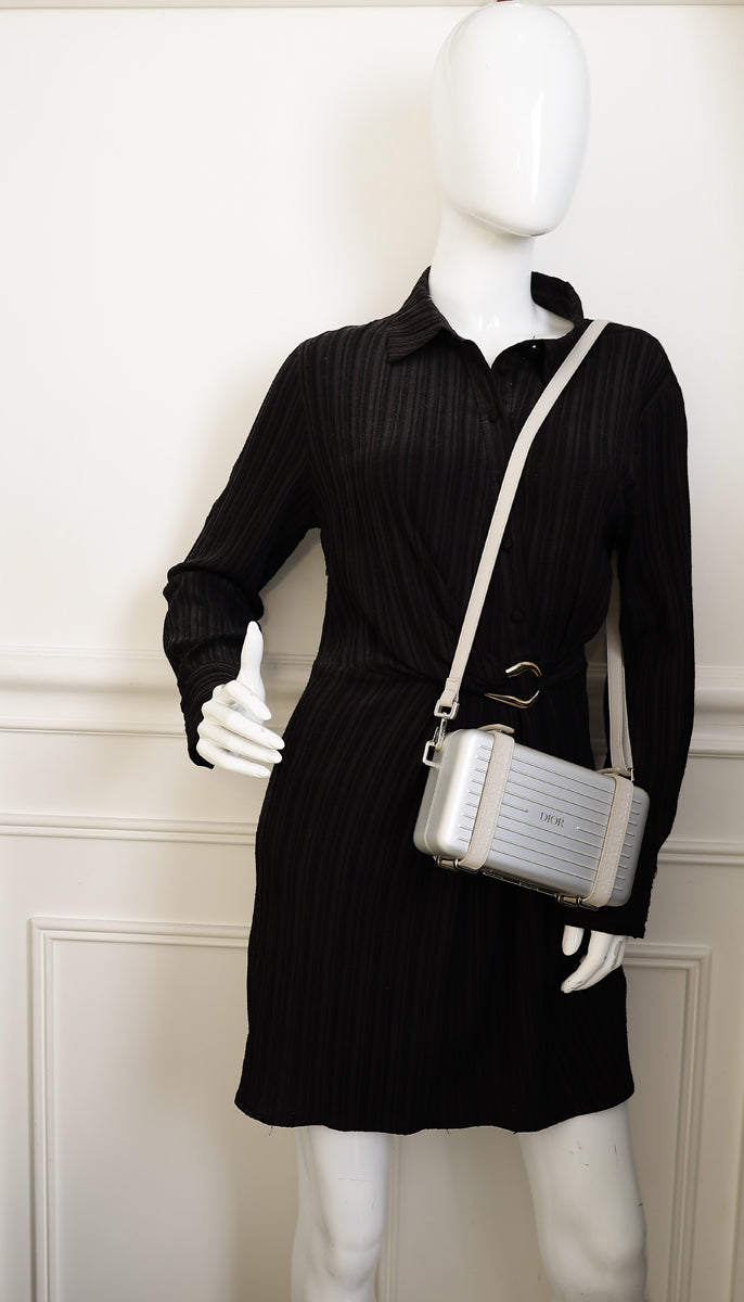 Christian Dior Silver x Rimowa Personal Clutch Crossbody Bag – THE