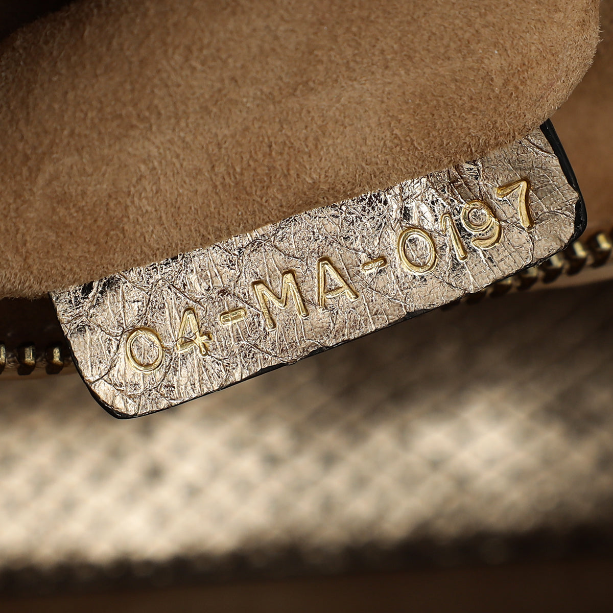 Christian Dior Metallic Rose Gold Python Lady Dior Cannage Supple Mini Bag-Christian Dior-THE CLOSET