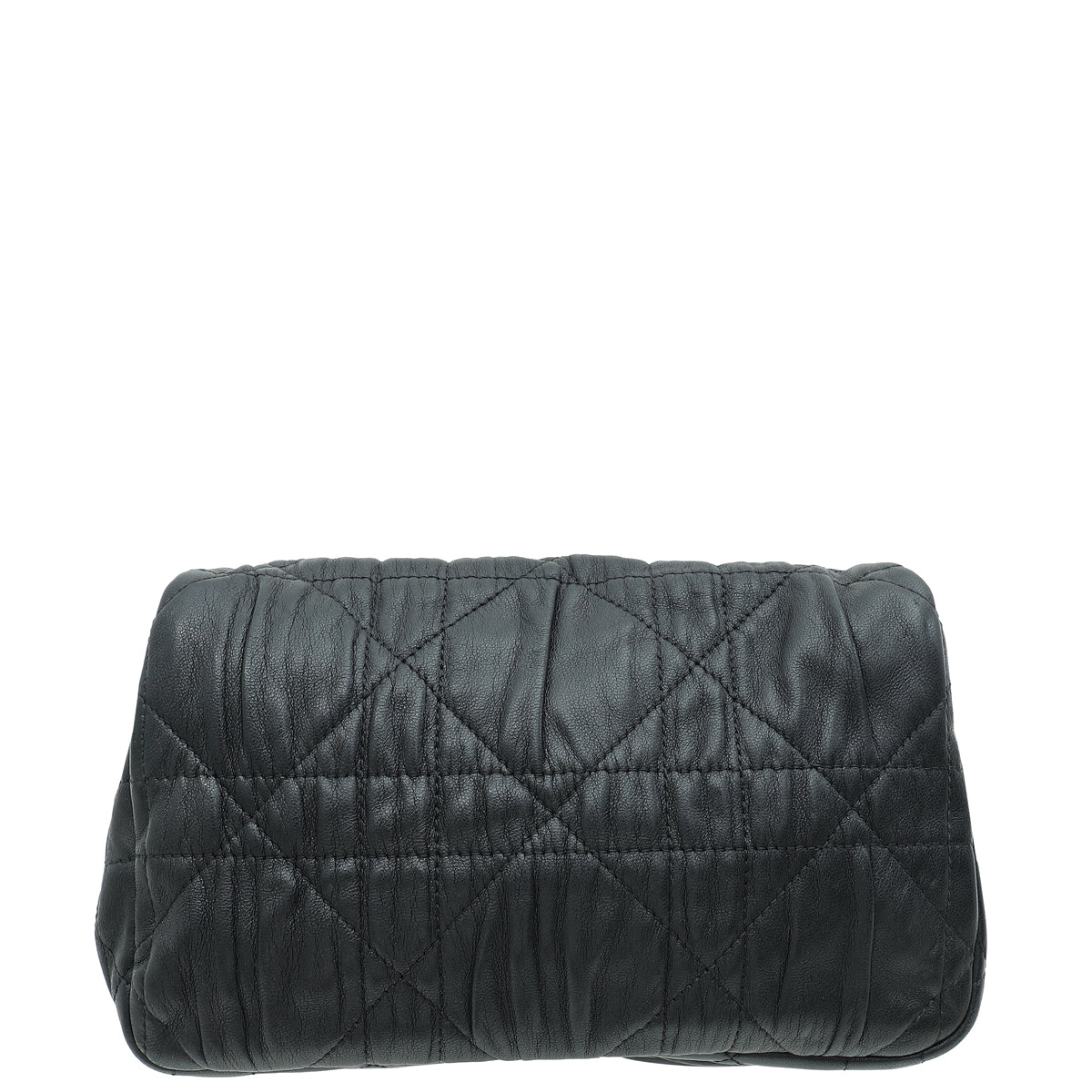 Christian Dior Black Gaufre Cannage Delices Flap Small Bag-Christian Dior-THE CLOSET