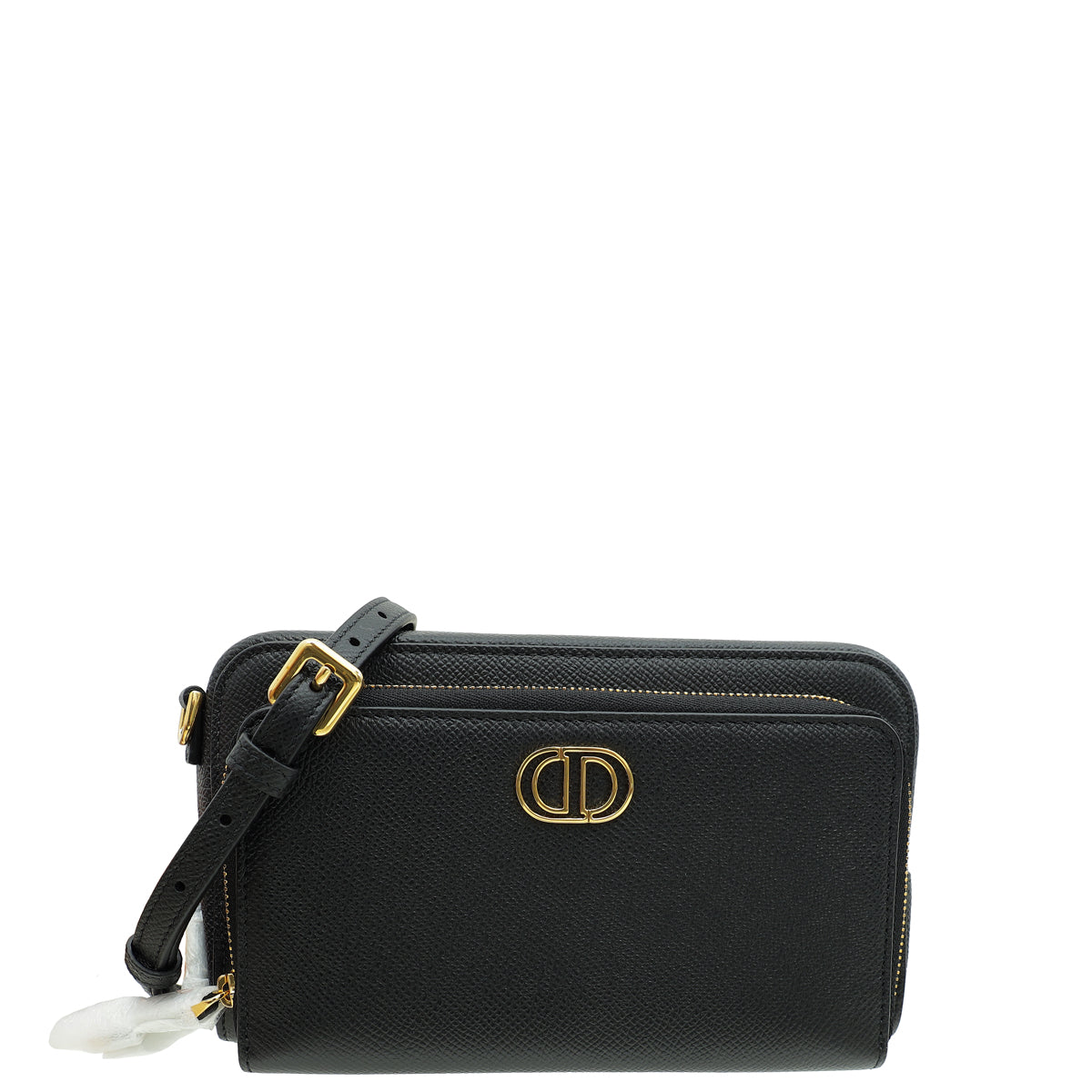 Christian Dior Black Caro Double Pouch Camera Bag-Christian Dior-THE CLOSET