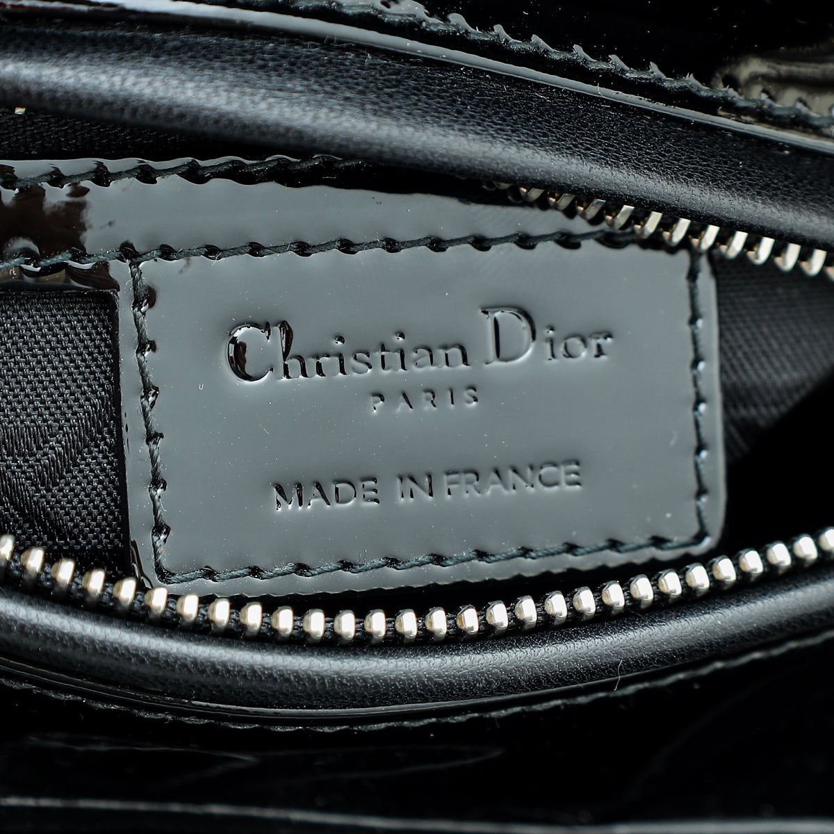 Christian Dior Black Lady Dior Medium Bag