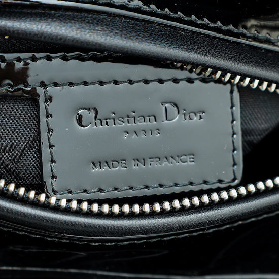 Christian Dior Black Lady Dior Medium Bag