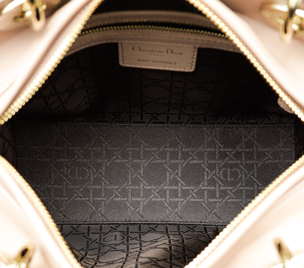 Christian Dior Rose Des Vents Lady Dior Medium Bag