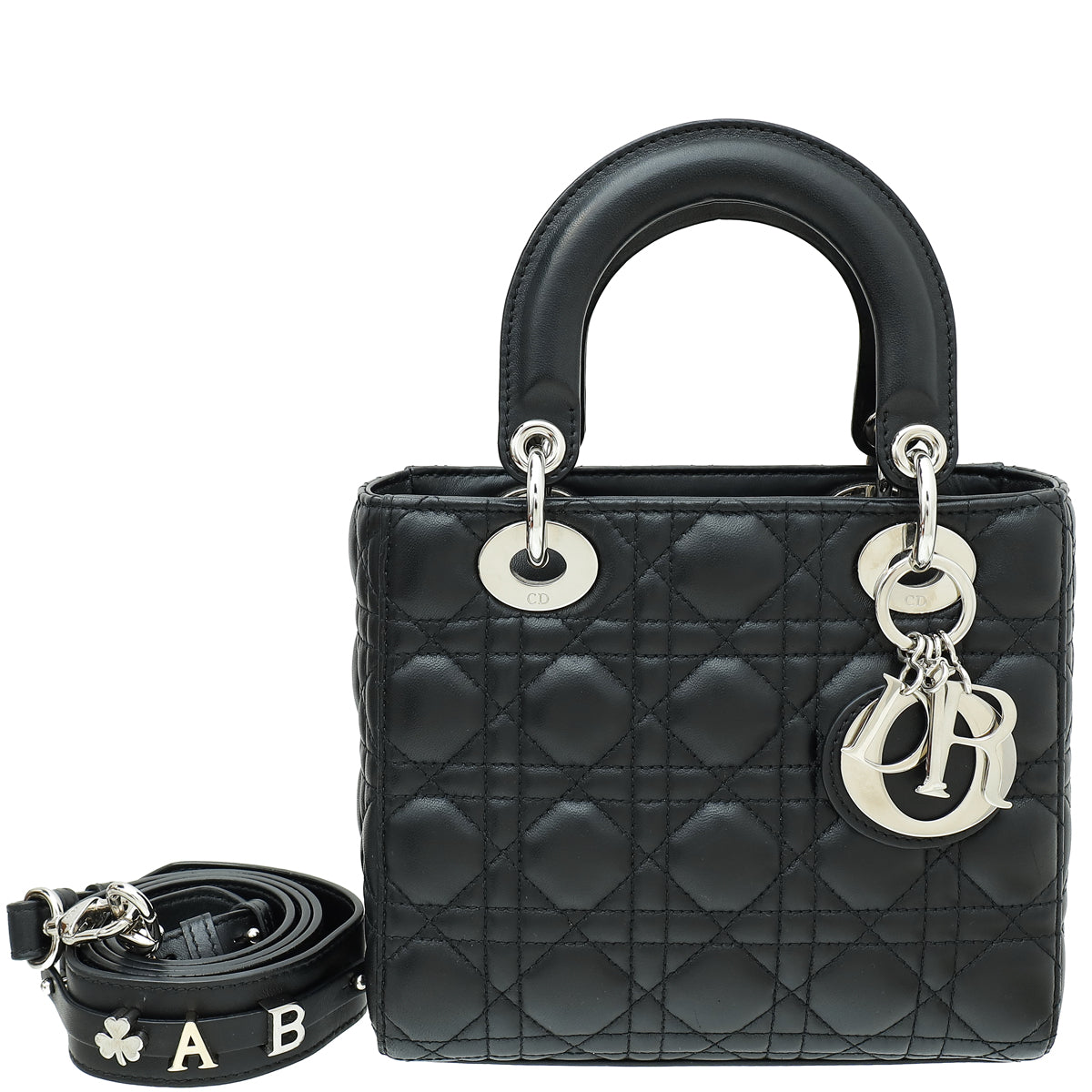 Christian Dior Black Lady Dior My ABCDior Small Bag-Christian Dior-THE CLOSET