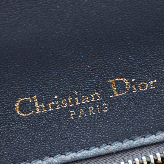 Christian Dior Champagne Diorama Micro Cannage Small Shoulder Bag