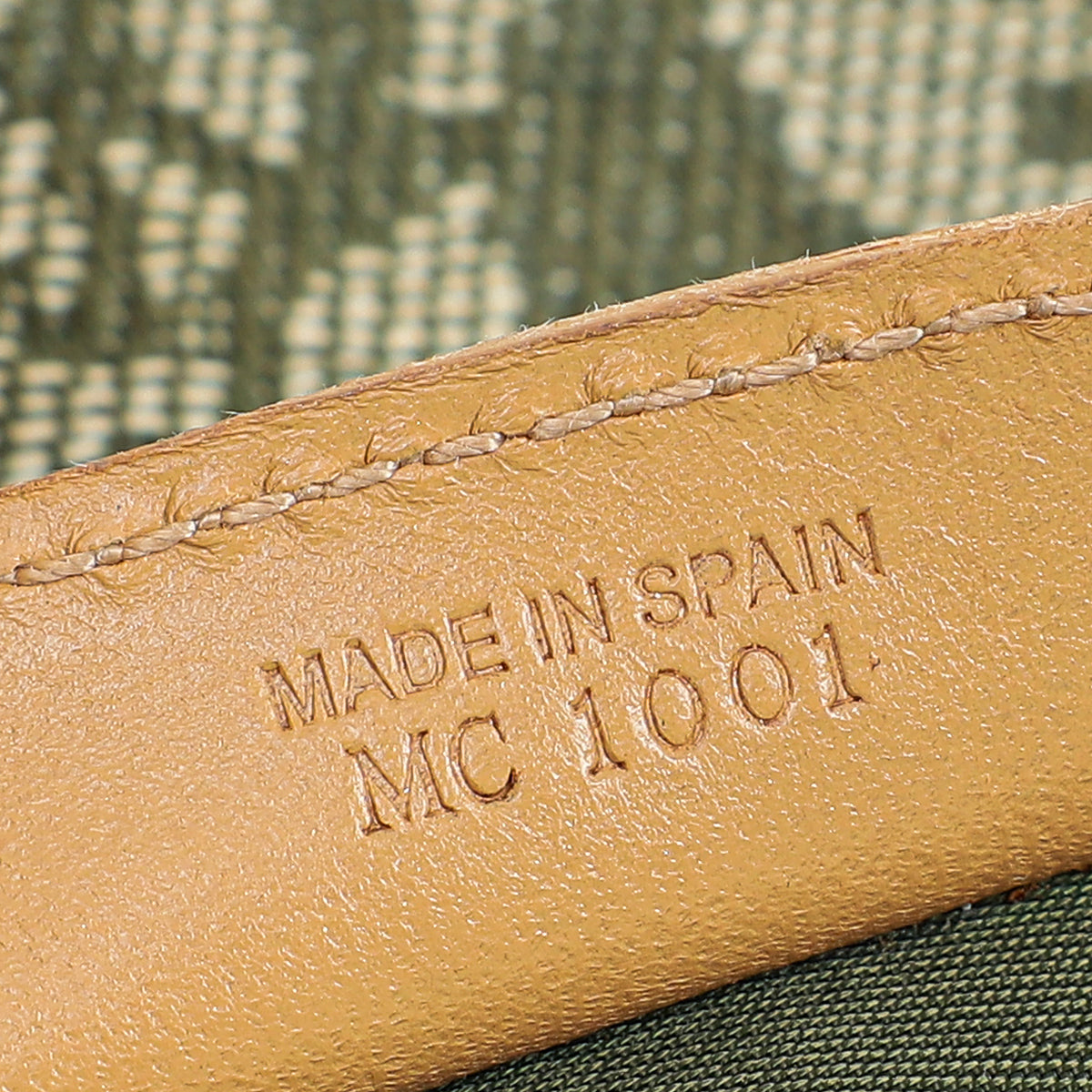 Christian Dior Khaki Oblique Saddle Mini Pochette