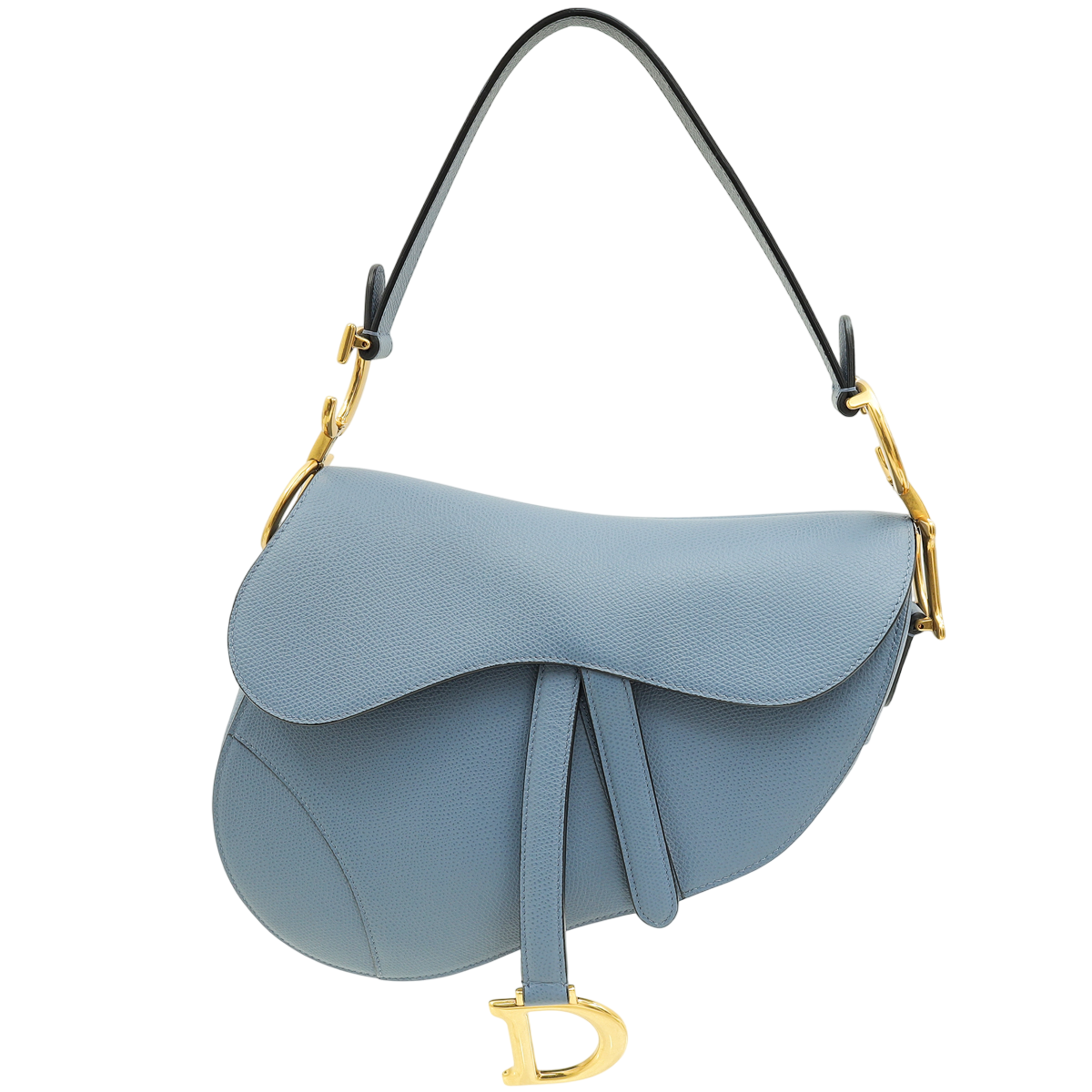 Christian Dior Blue Saddle Medium Bag-Christian Dior-THE CLOSET
