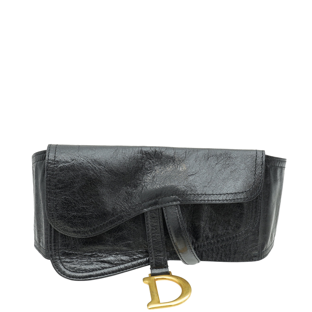 Christian Dior Black Saddle Belt Bag-Christian Dior-THE CLOSET