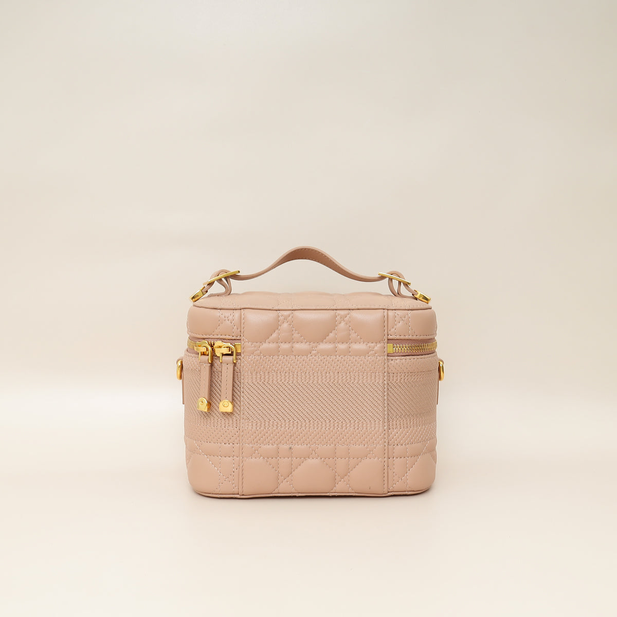 Christian Dior Nude Cannage Diortravel Vanity Case