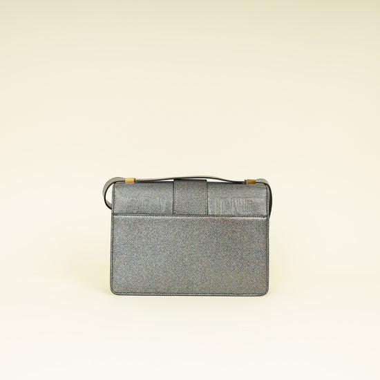 Christian Dior Grey Multicolor 30 Montaigne Flap Bag