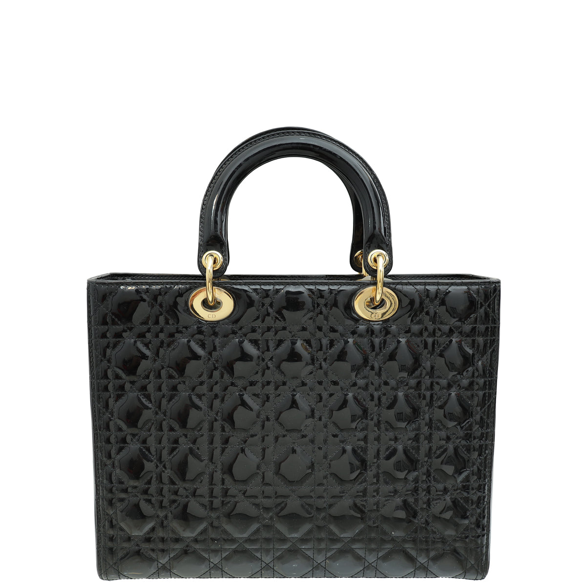 Christian Dior Black Lady Dior Large Bag-Christian Dior-THE CLOSET