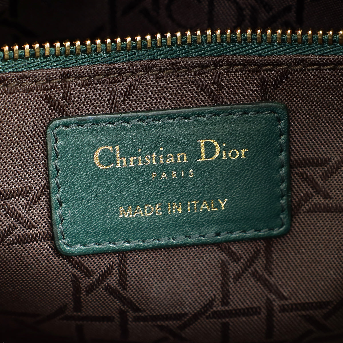 Christian Dior Emerald Green Lady Dior My ABCDior Small Bag – THE