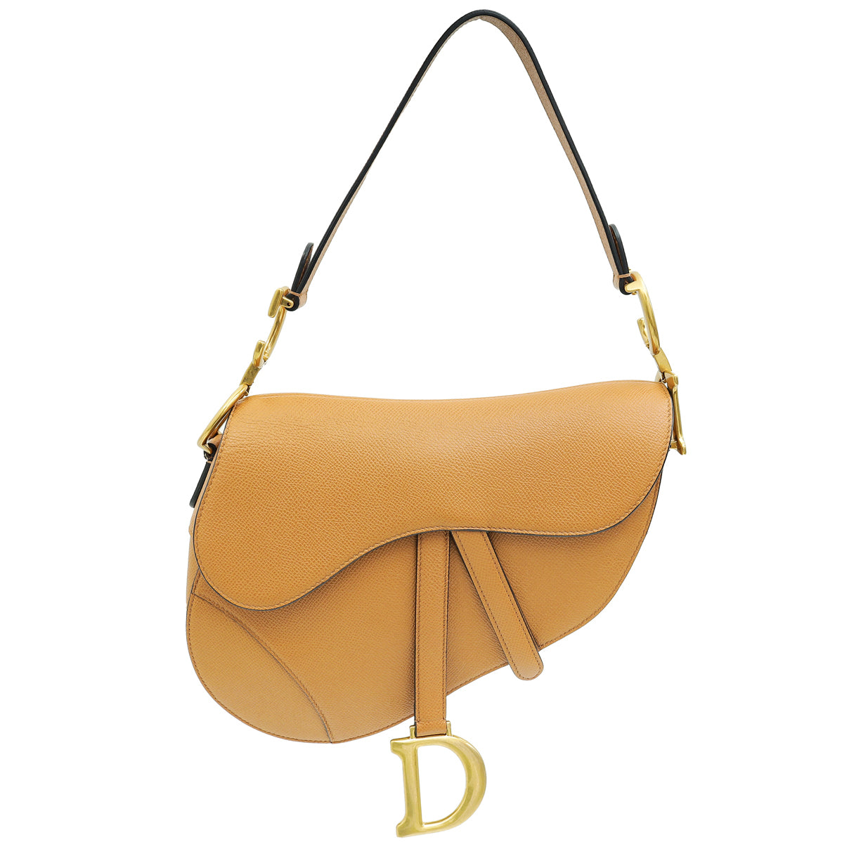 Christian Dior Golden Saddle Medium Bag-Christian Dior-THE CLOSET