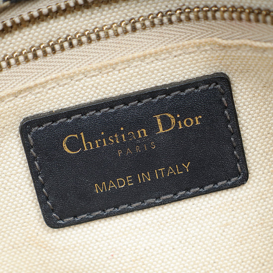 Christian Dior Navy Blue DiorAddict Flap Bag