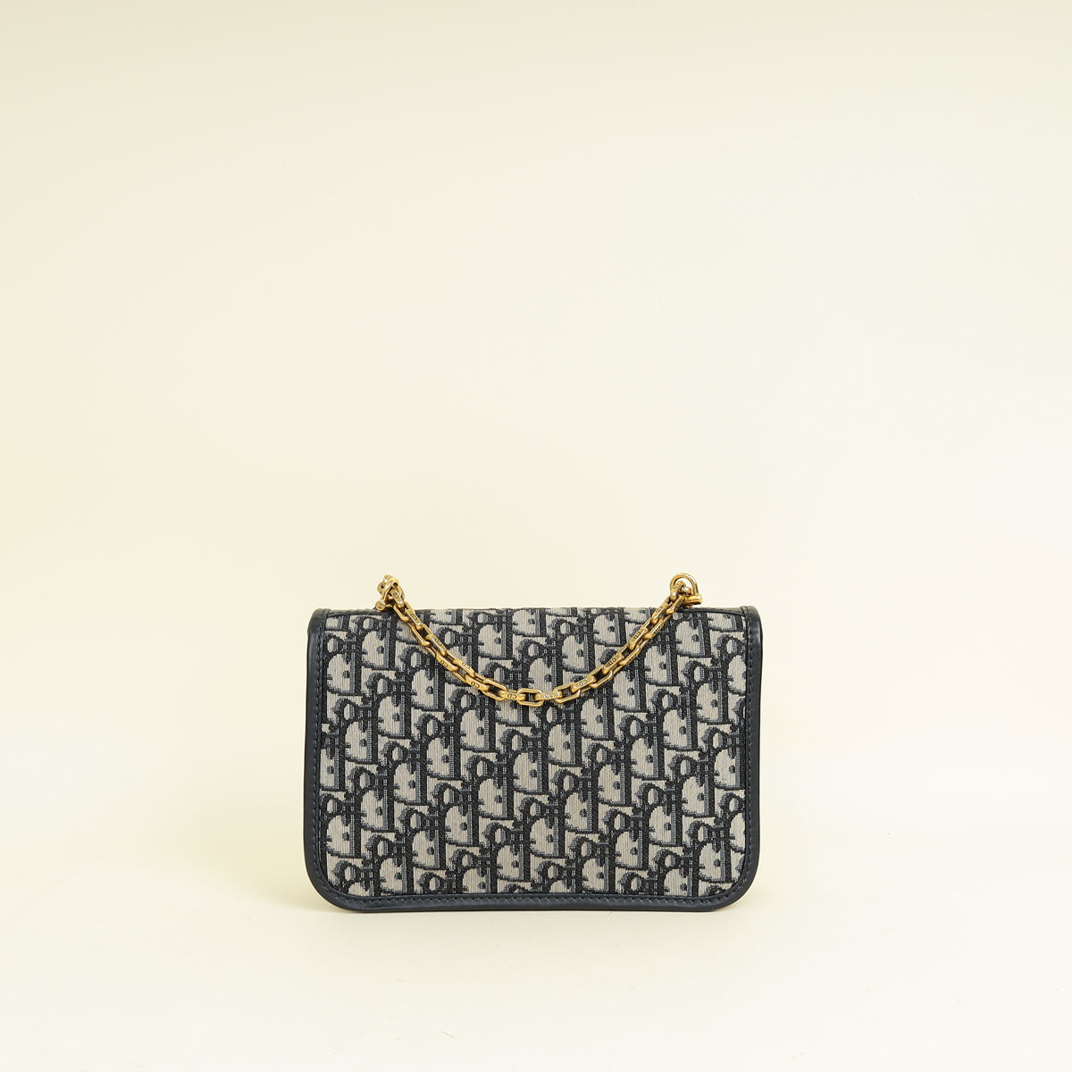 Christian Dior Navy Blue DiorAddict Flap Bag