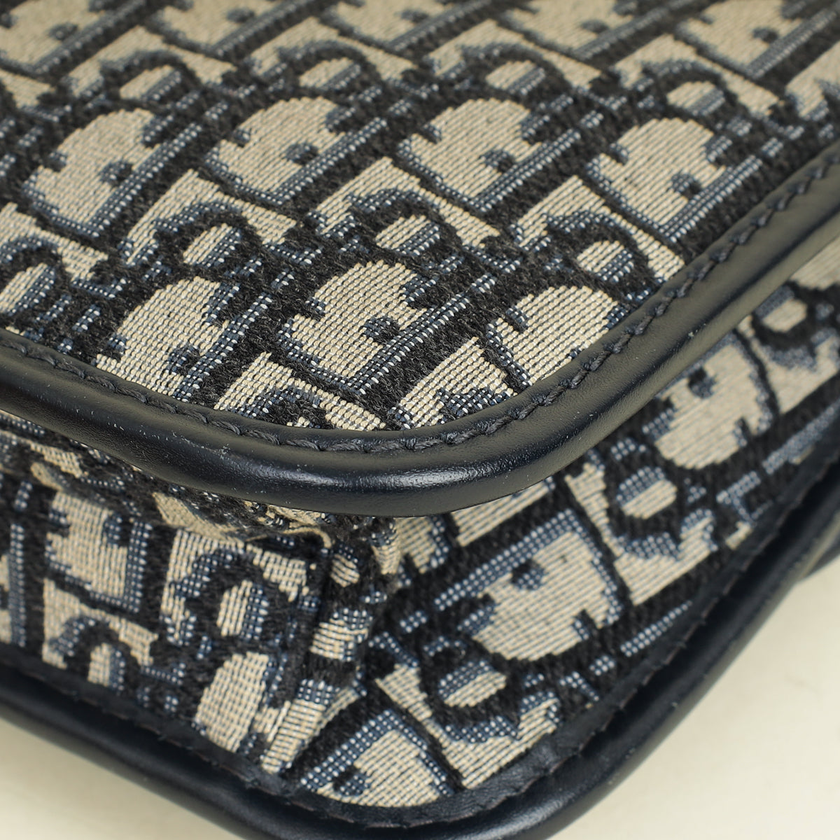 Christian Dior Navy Blue DiorAddict Flap Bag