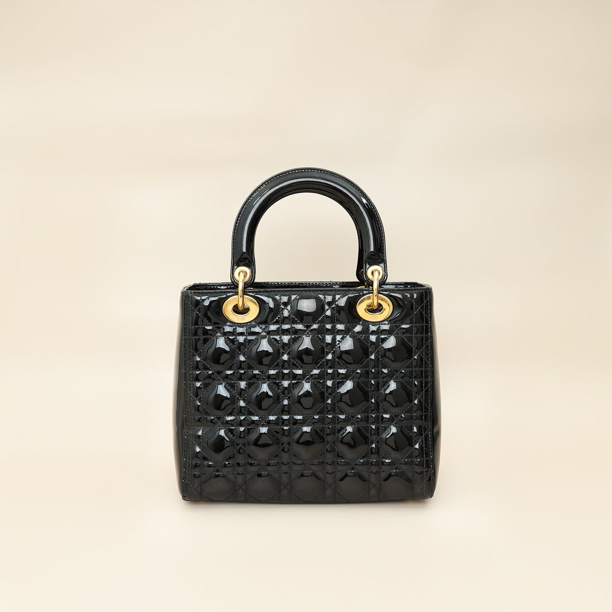 Christian Dior Black Lady Dior Medium Bag-Christian Dior-THE CLOSET