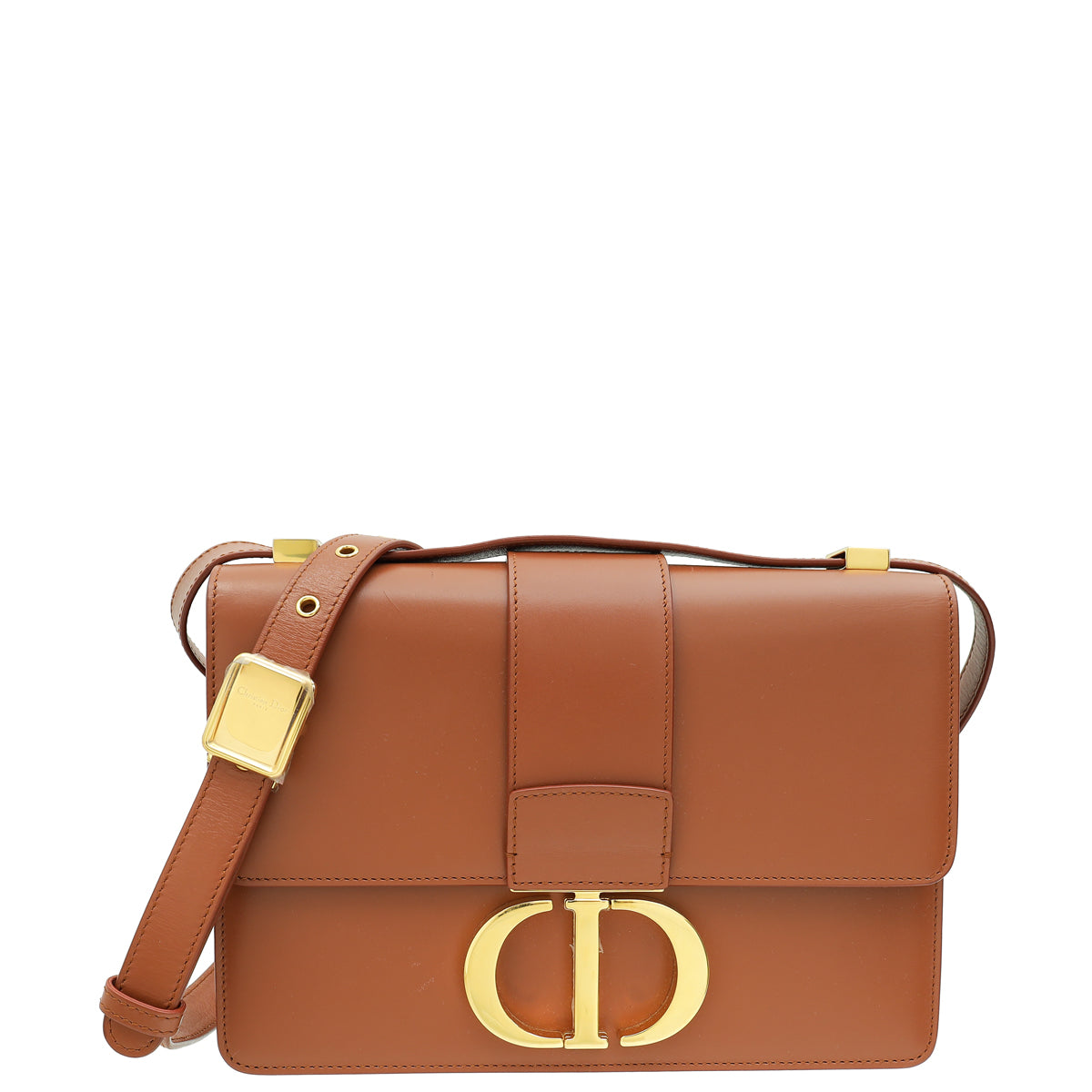 Christian Dior Golden Brown 30 Montaigne Flap Shoulder Bag-Christian Dior-THE CLOSET
