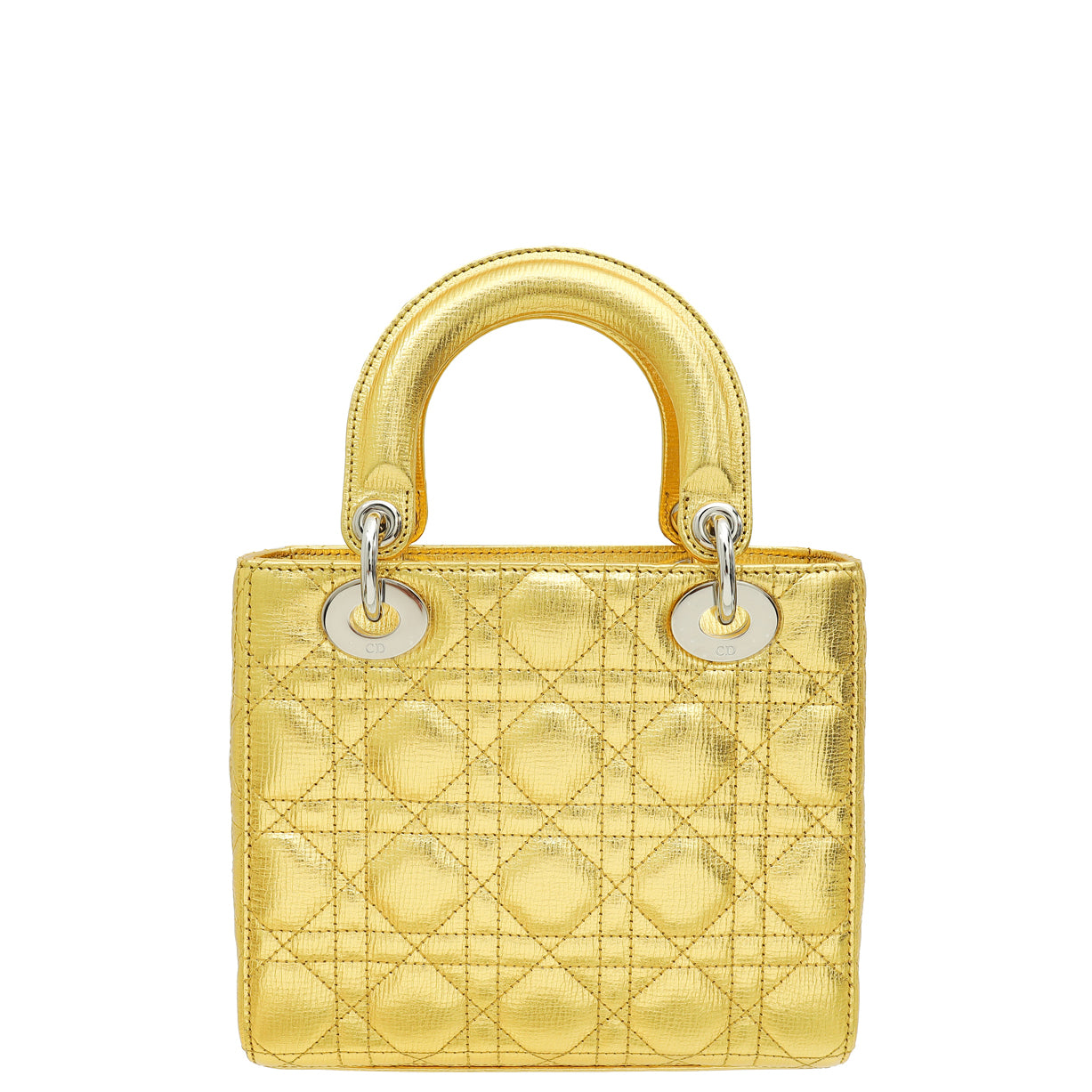 Christian Dior Metallic Gold My Lady Dior Small Bag-Christian Dior-THE CLOSET