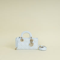 Christian Dior Shirt Blue Lady D-Joy Small Bag