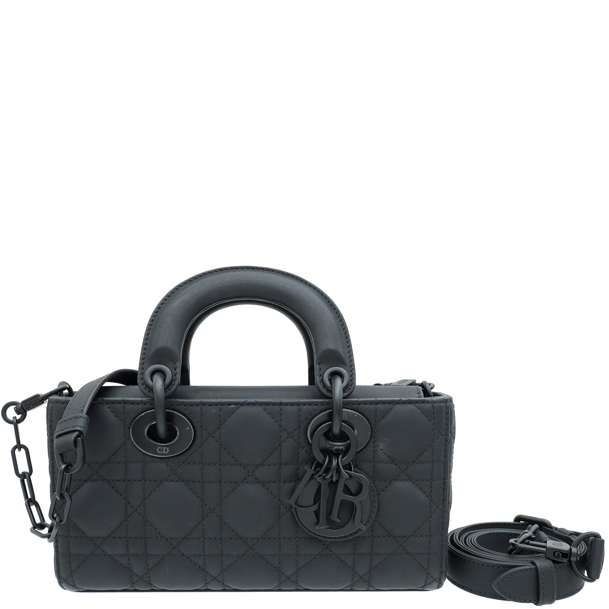 Christian Dior Black Ultramatte D-Joy Small Bag-Christian Dior-THE CLOSET