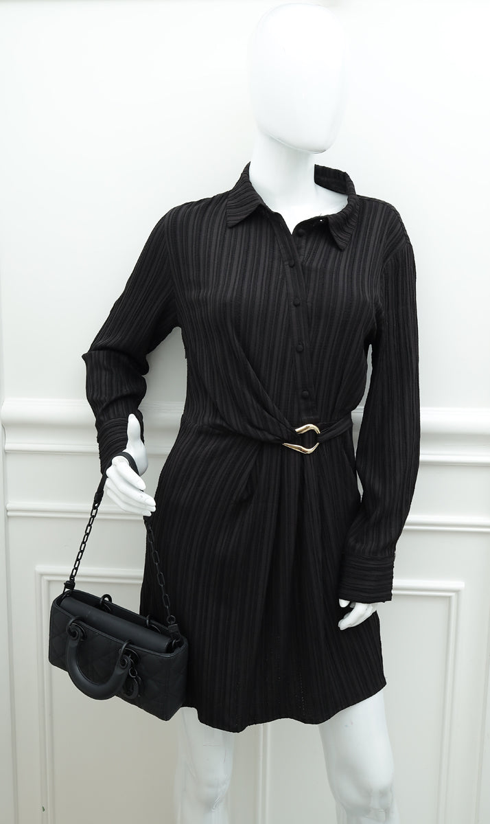 Christian Dior Black Ultramatte D-Joy Small Bag
