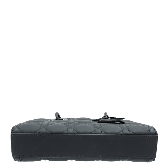 Load image into Gallery viewer, Christian Dior Black Ultramatte D-Joy Small Bag
