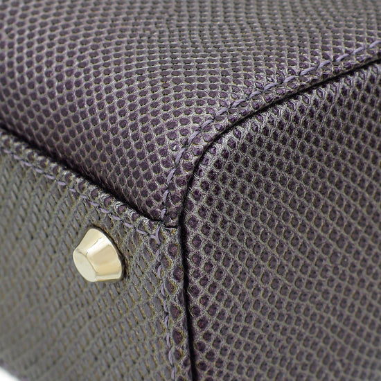 Load image into Gallery viewer, Christian Dior Purple Lizard Lady Dior Mini Bag
