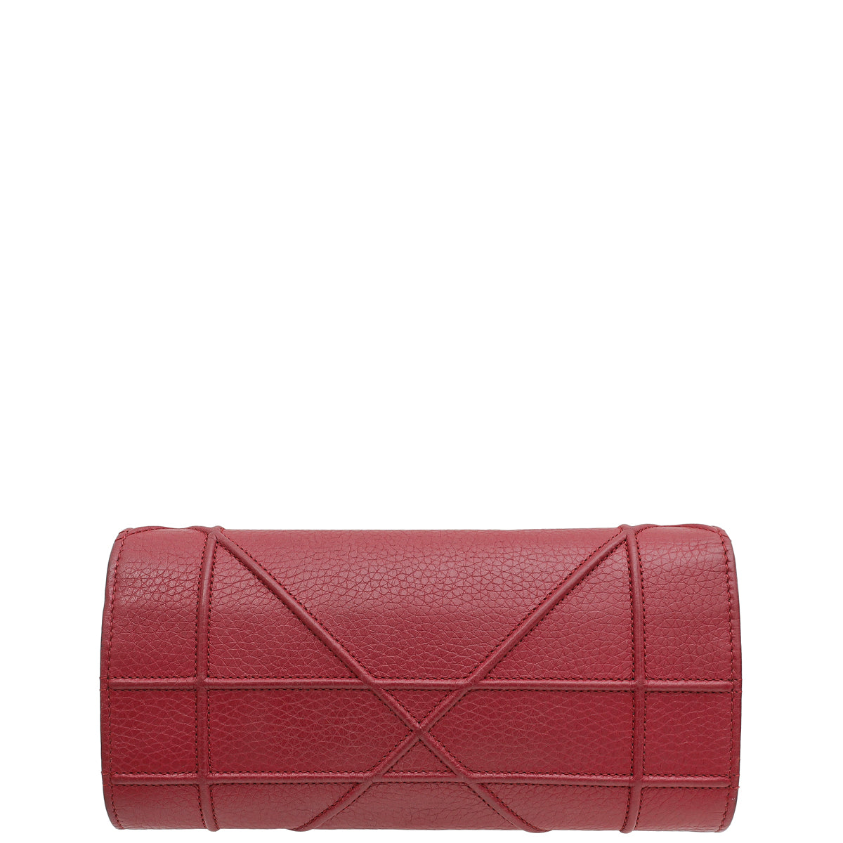 Christian Dior Burgundy Diorama Wallet On Chain