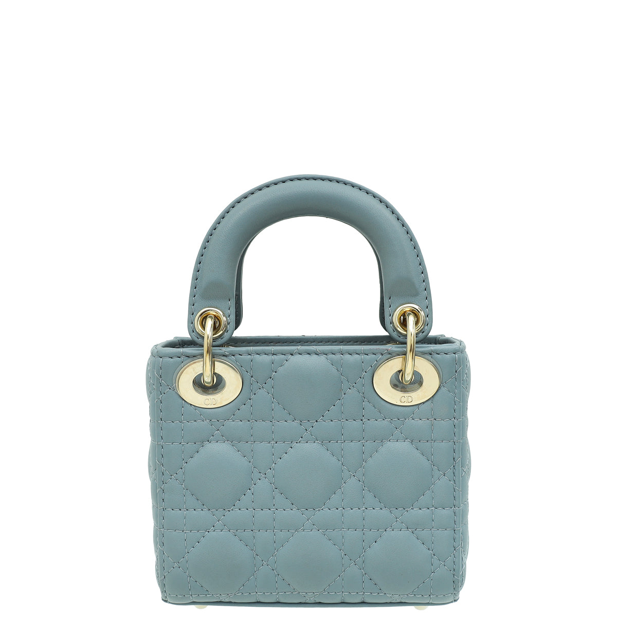 Christian Dior Cloud Blue Lady Dior Micro Bag-Christian Dior-THE CLOSET