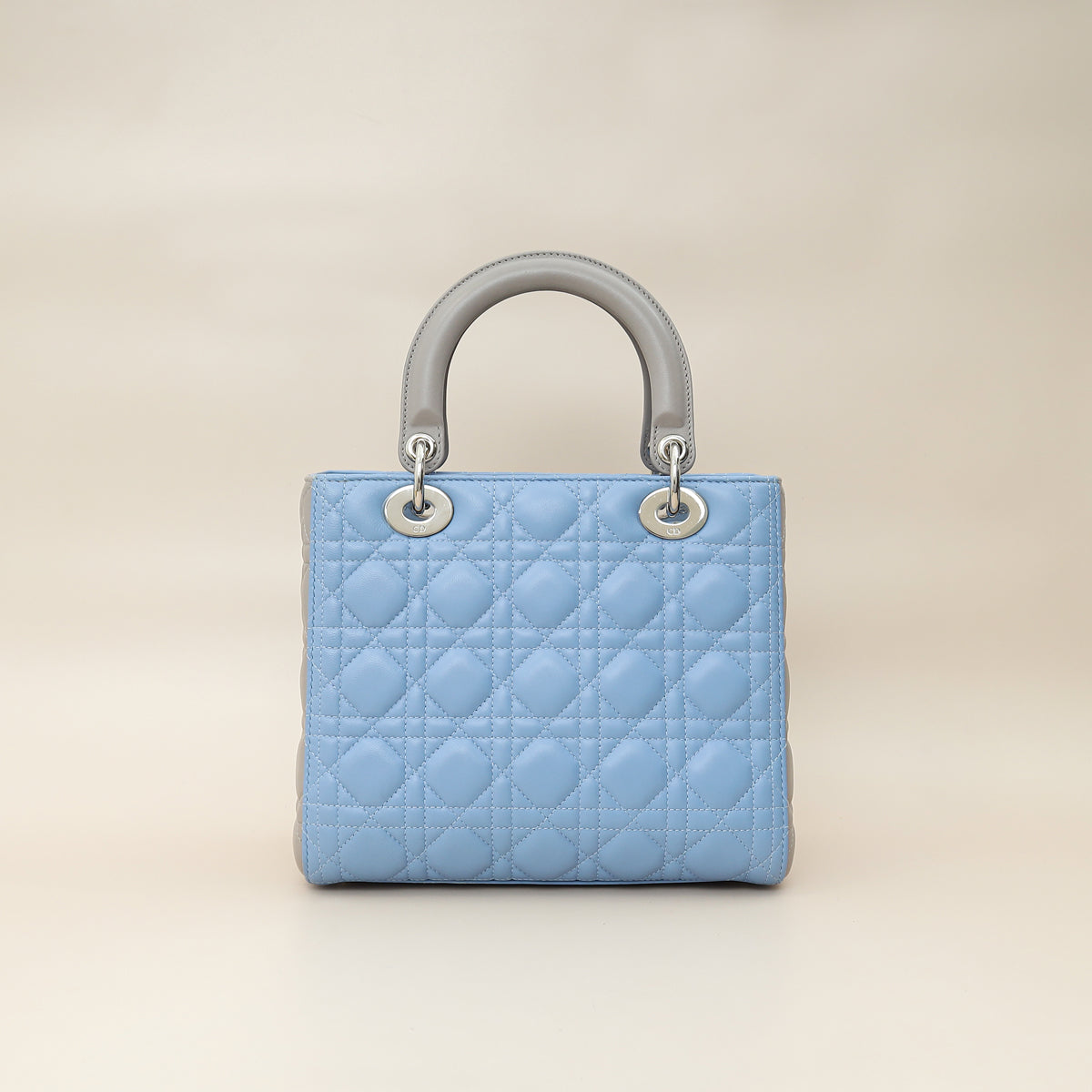 Christian Dior Bicolor Lady Dior Medium Bag-Christian Dior-THE CLOSET