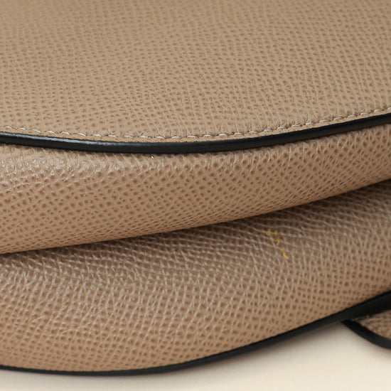 Christian Dior Etoupe Saddle Medium Bag W/ Extra Strap-Christian Dior-THE CLOSET