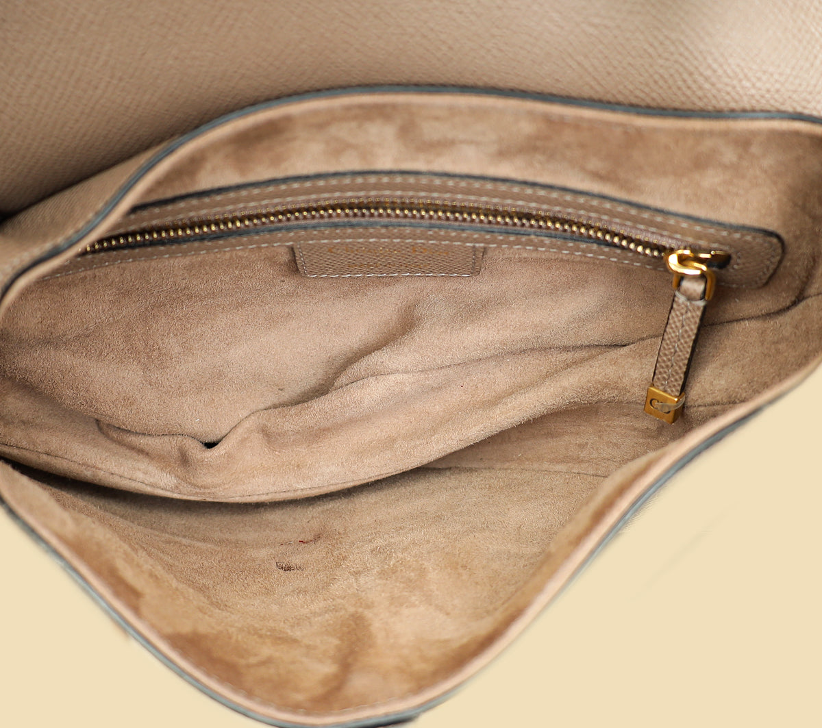 Christian Dior Etoupe Saddle Medium Bag W/ Extra Strap-Christian Dior-THE CLOSET