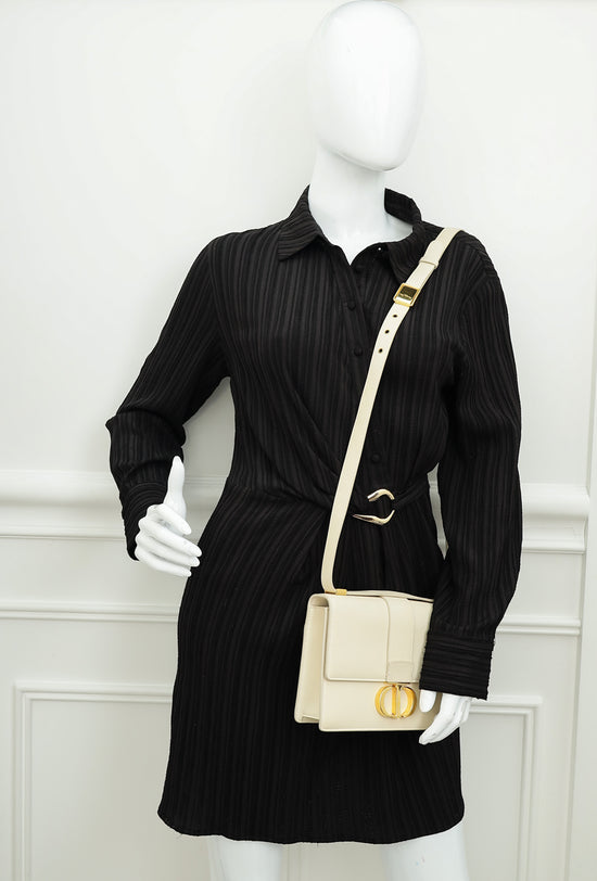 Christian Dior Cream 30 Montaigne Flap Shoulder Bag-Christian Dior-THE CLOSET