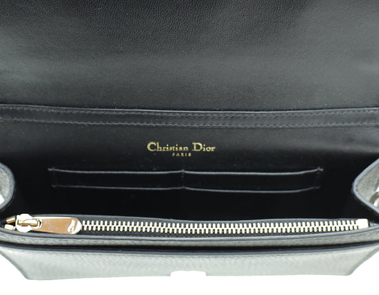 Christian Dior Black Lady Dior Wallet Chain Pouch