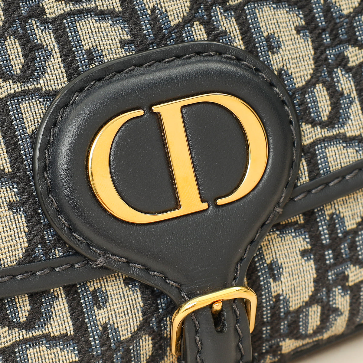 Christian Dior Navy Blue Oblique Bobby East-West Bag-Christian Dior-THE CLOSET