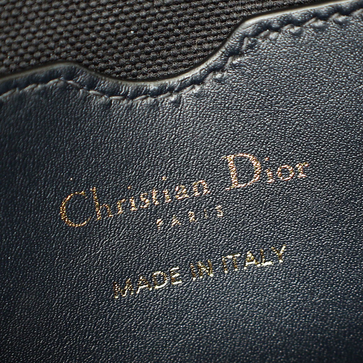 Christian Dior Navy Blue Oblique Bobby East-West Bag-Christian Dior-THE CLOSET